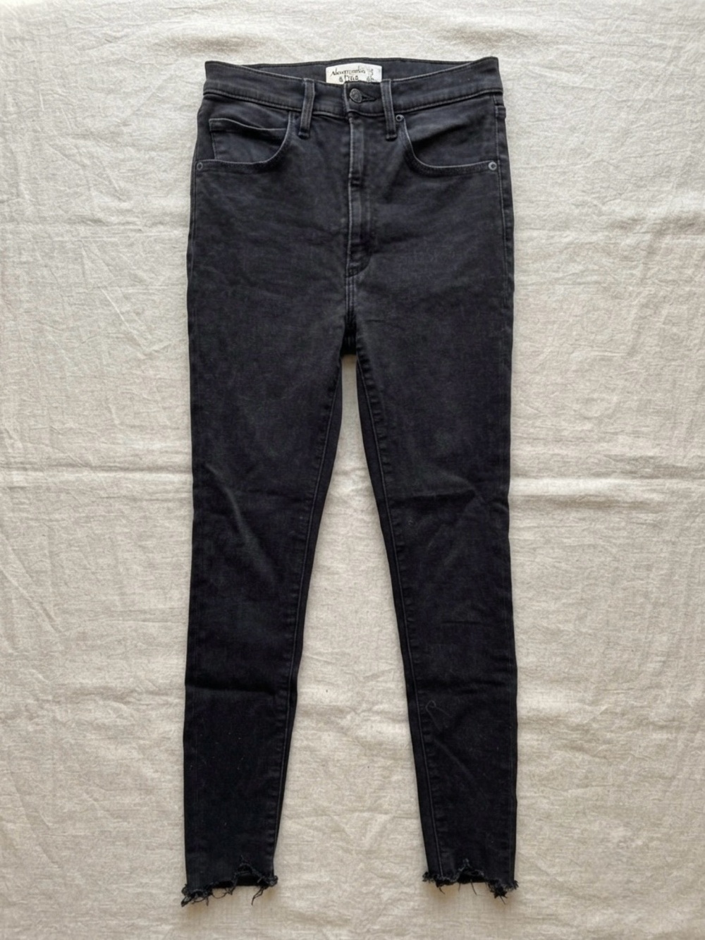 Abercrombie & Fitch Black Ultra High-Rise Super Skinny Jeans